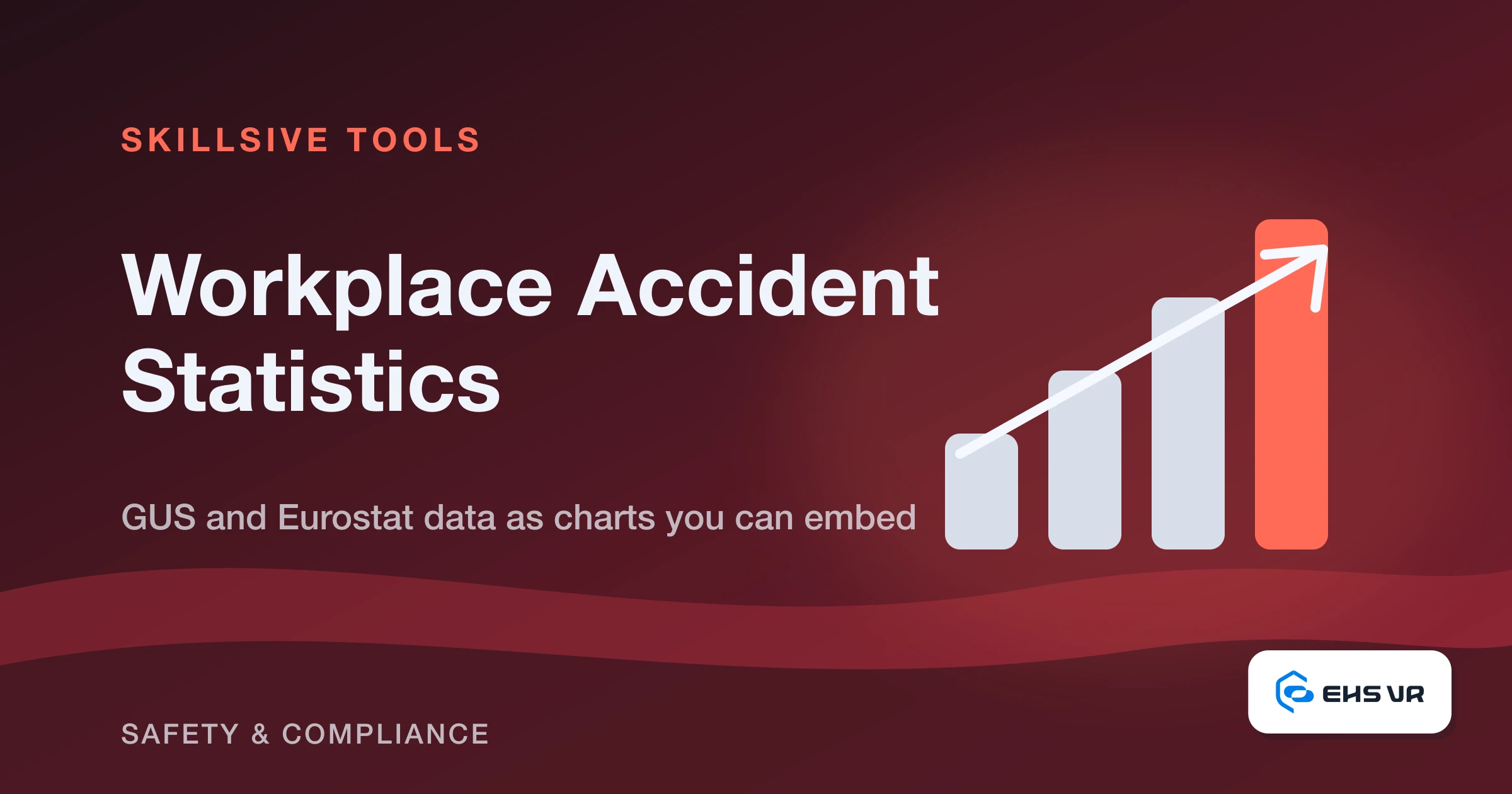 Cover for the free workplace accident statistics tool by Skillsive